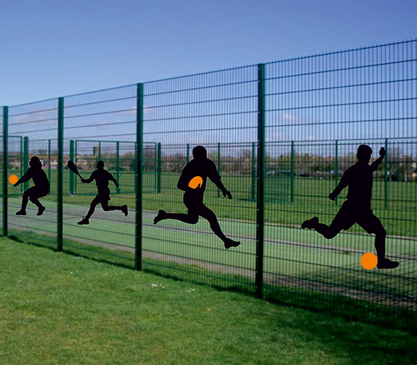 Shadow Fence sport sign