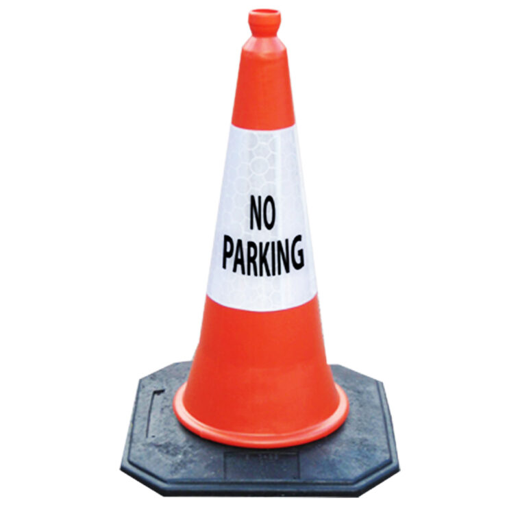 School safety road traffic cones