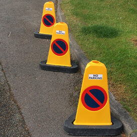 Traffic Cones No Parking and Safety Symbol alternate image