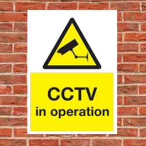 cctvinoperation cctv in operation sign