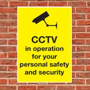 cctv in operation personal safety and security
