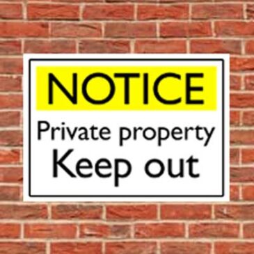 noticeprivateproperty private property