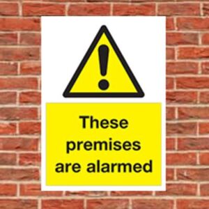 thesepremisesarealarmed Premises Alarmed