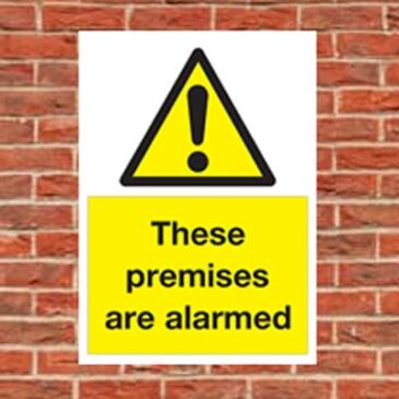 thesepremisesarealarmed Premises Alarmed