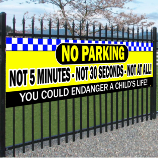 NO PARKING - Not 5 Minutes - Not 30 Seconds - Not at all
