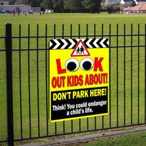 lookoutkidsabout Look Out Kids About Sign