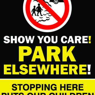 Show You Care - Park Elsewhere Sign alternate image