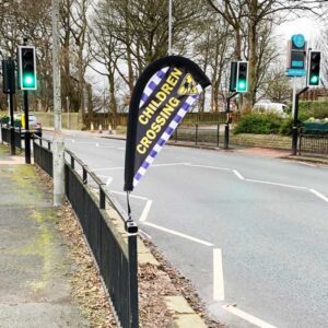WEBSITE1 Barrier Road Safety Flag
