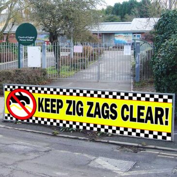 keepzigzagclear Zig Zag Banner