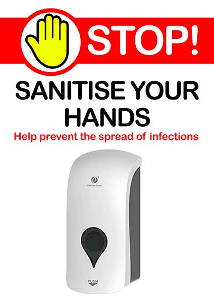 Sanitising Hand Station Sign