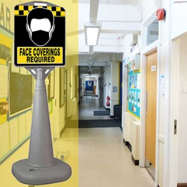 corridor-bus-stop-mask-sign
