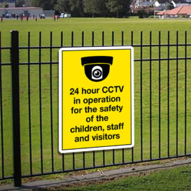 24 Hour CCTV In Operation Sign alternate image