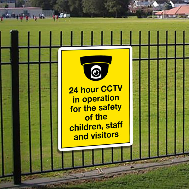 24 Hour CCTV In Operation Sign