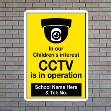 in-our-childrens-intrest-CCTV-is-in-operation In Our Children's Interest CCTV in Operation Sign