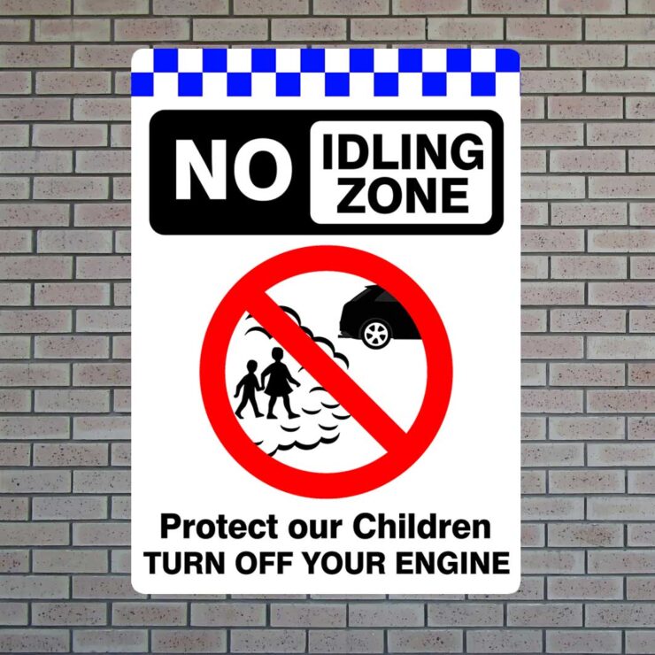 No Idling Zone Protect Children