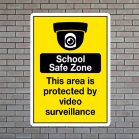 School Safe Zone Sign