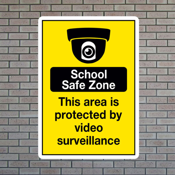 School Safe Zone Sign