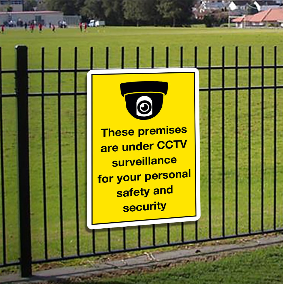 Correx A3 S6 These Premises are Under CCTV Surveillance Sign A4 A2 Foamex 