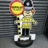 Police Officer Parking Buddy Kiddie Cut Out Pavement Sign - Image 8