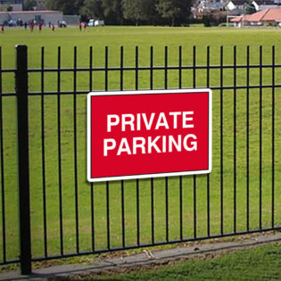 Private Parking Sign alternate image