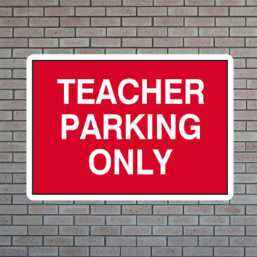 teachers-parking-only Teacher Parking Only Sign