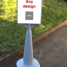 Custom Water Filled Bus Stop Style Sign