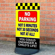 No Parking Road Safety Sign