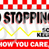 No Stopping On Zig Zags Banner