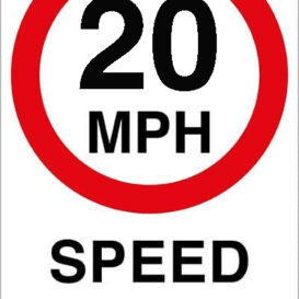 20mph Speed Limit Sign alternate image