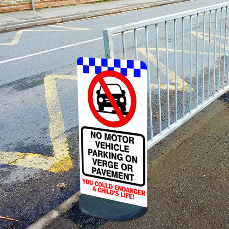 No Motor Vehicle Parking On Verge or Pavement