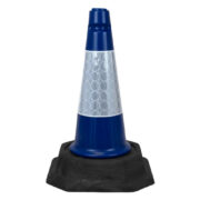 Blue Road Safety Traffic Cones