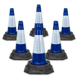 Blue Standard Traffic Cone 500mm alternate image