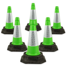 Green Standard Traffic Cone 500mm alternate image