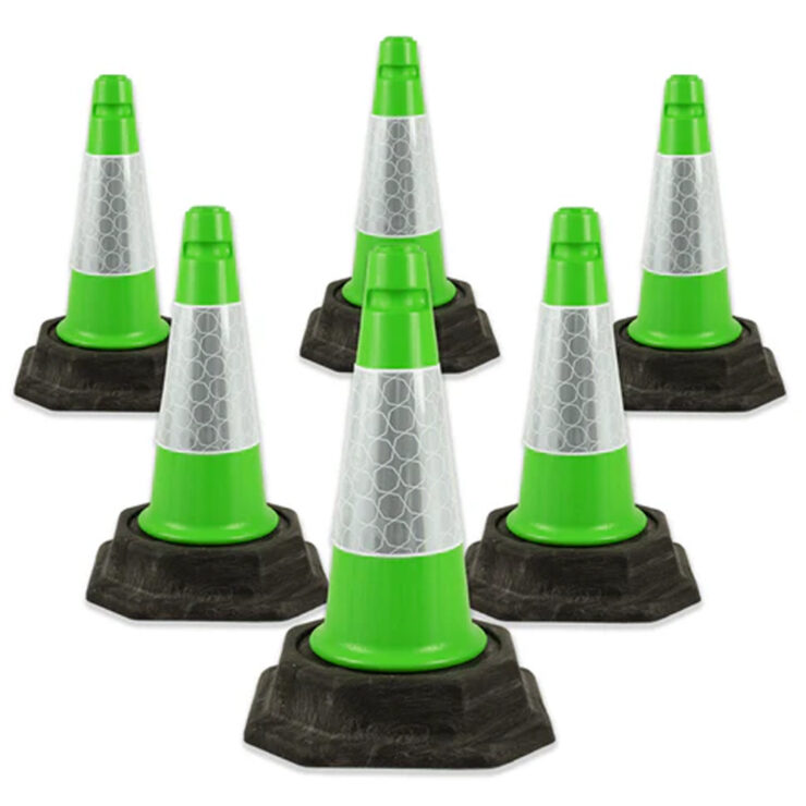 Green Road Safety Traffic Cones School Safety