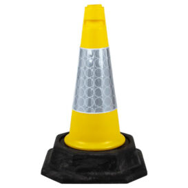 Yellow Standard Traffic Cone 500mm