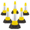 Yellow School Road Safety Traffic Cones