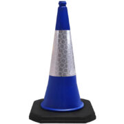 Blue 750mm 2-Piece Traffic Road Safety School Cone