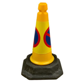 Standard Traffic Cone 500mm 2-Piece 