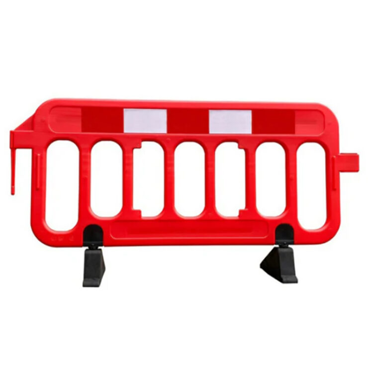 Red safety playground barrier