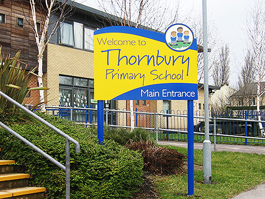 Main Entrance School Signs