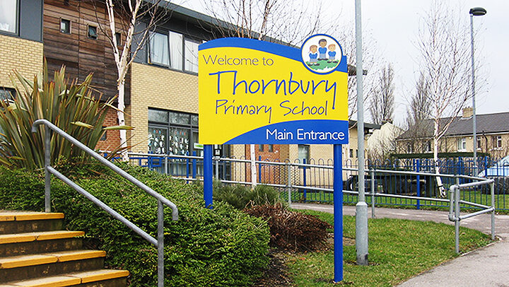Main Entrance School Signs