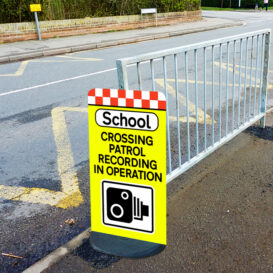 Crossing Patrol Recording - Patrol Body Cam Pavement Sign alternate image