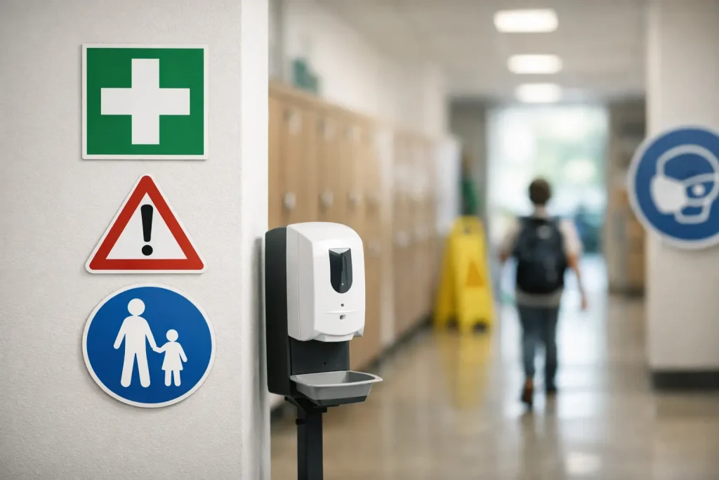School Health and Safety Signage Guide for Sites