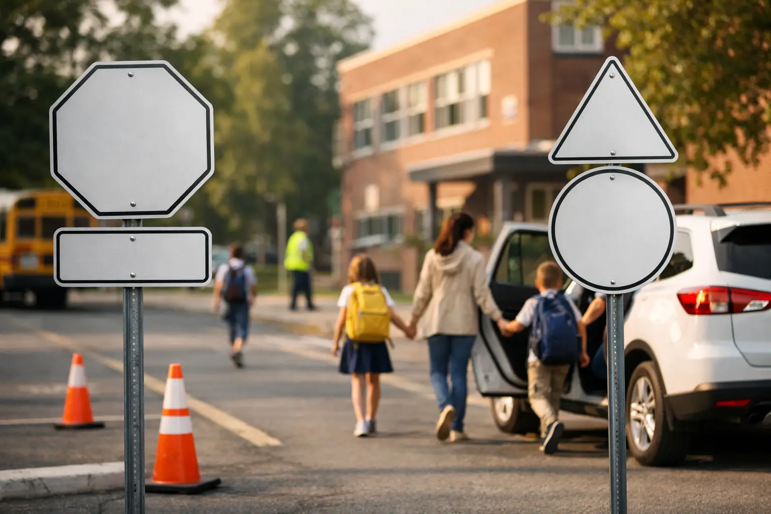School Parking Signs That Help Keep Pupils Safe