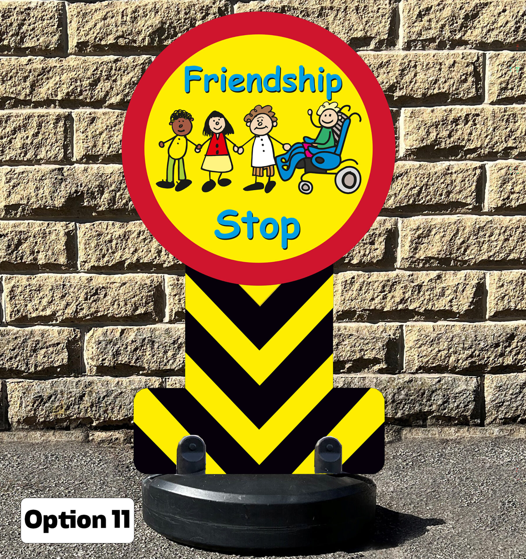 Safety Message Free Standing Pavement Signs - Image 12