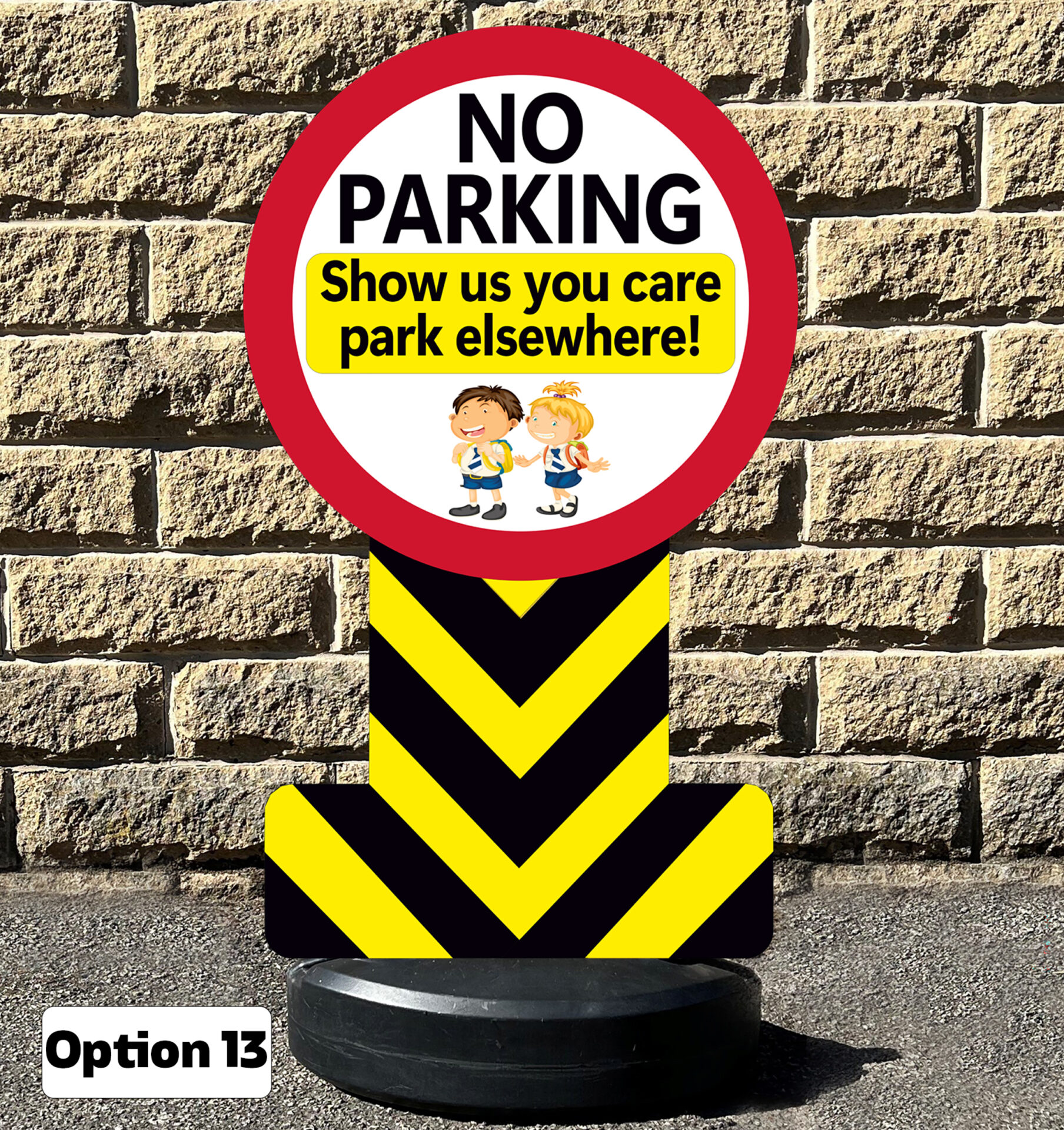 Safety Message Free Standing Pavement Signs - Image 14