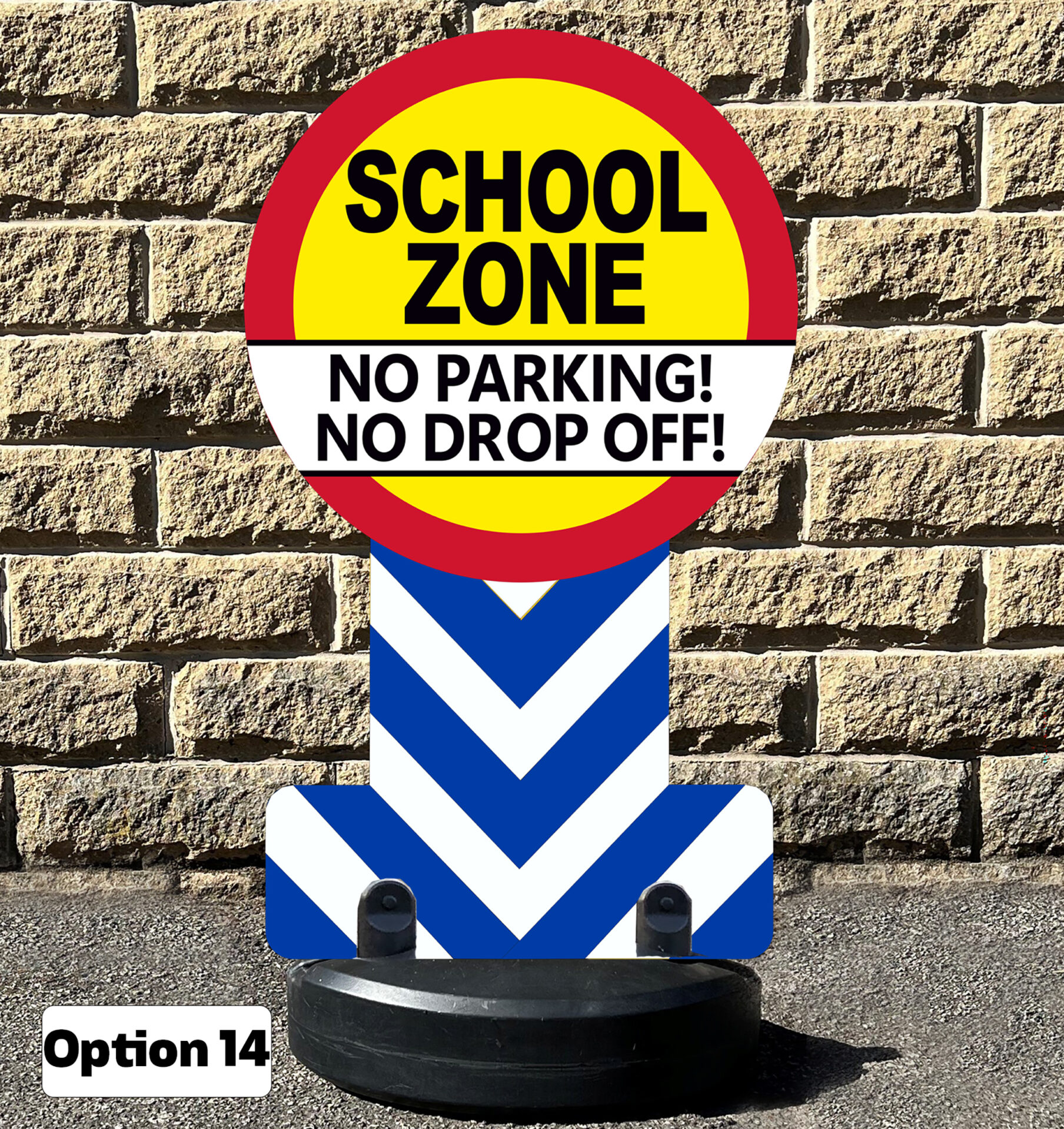 Safety Message Free Standing Pavement Signs - Image 15