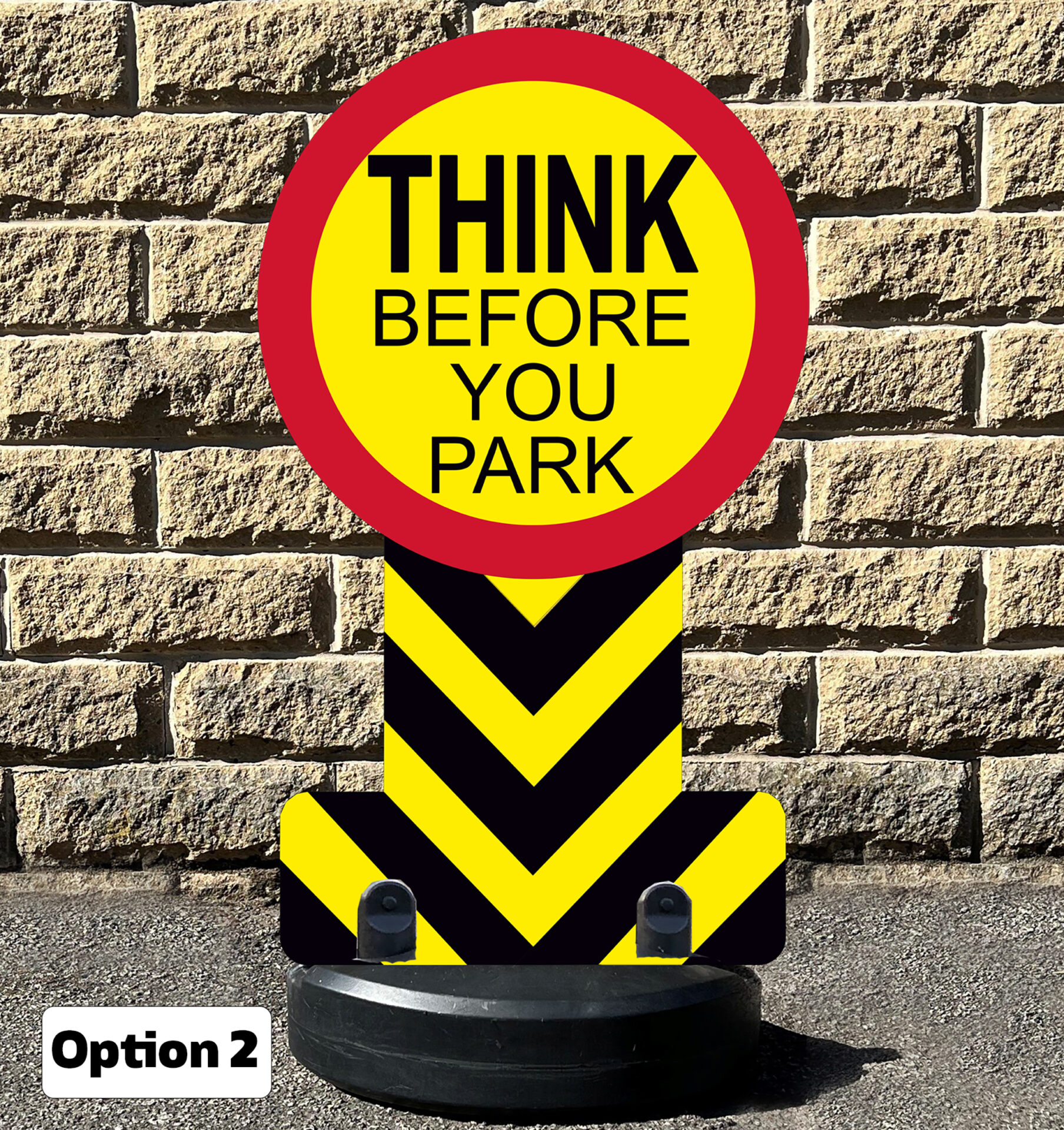 Safety Message Free Standing Pavement Signs - Image 3