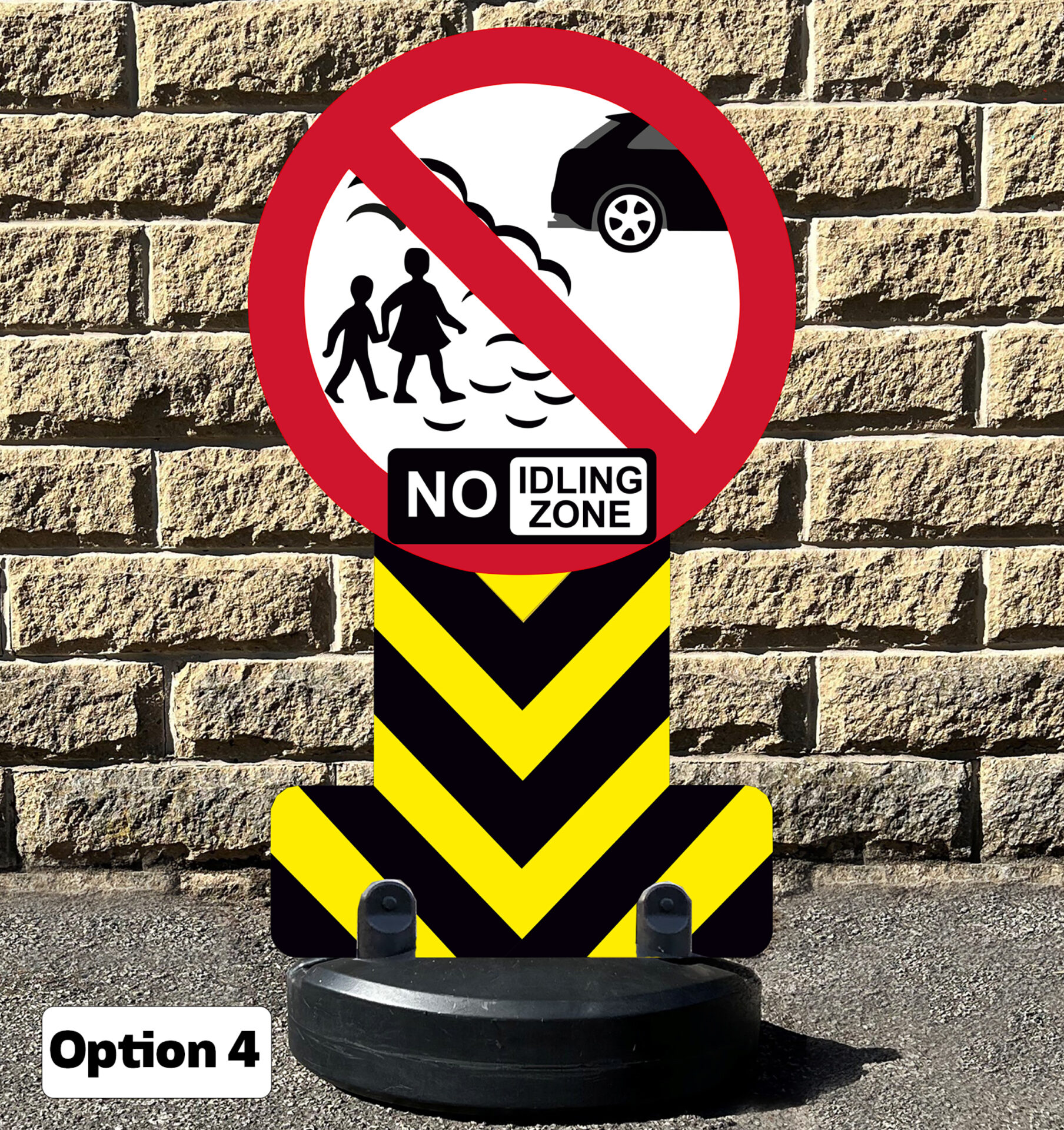 Safety Message Free Standing Pavement Signs - Image 5