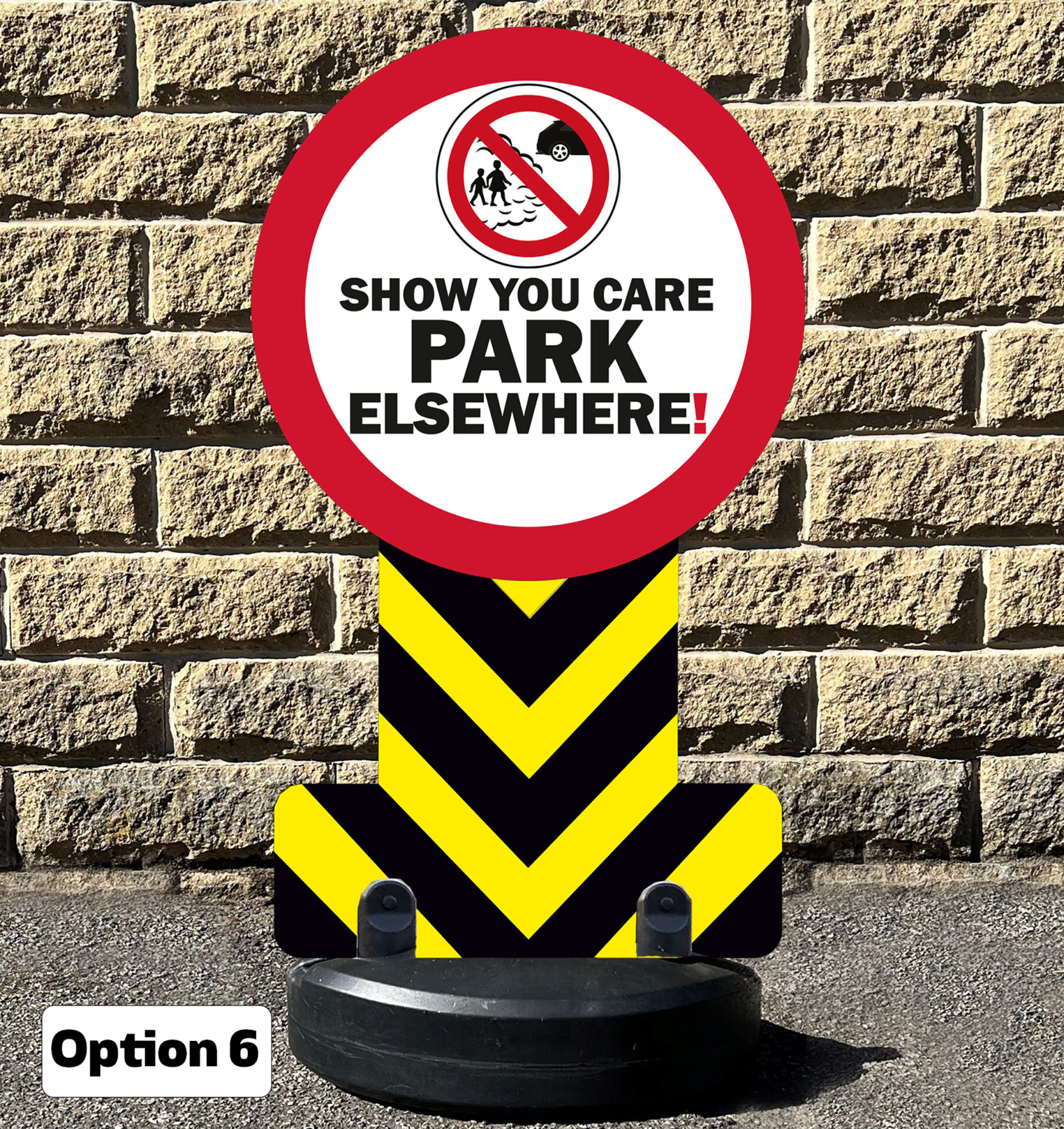 Safety Message Free Standing Pavement Signs - Image 7
